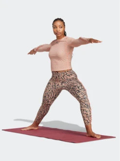 ADIDAS Bluse Print Clash Long Sleeve Yoga Long-sleeve Top HT7324 Braun 9 ADIDAS Bluse Print Clash Long Sleeve Yoga Long-sleeve Top HT7324 Braun -Deutschland Kleid Zart Verkaufs-Shop adidas bluse print clash long sleeve yoga long sleeve top ht7324 braun 1