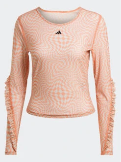 ADIDAS Bluse Print Clash Long Sleeve Yoga Long-sleeve Top HT7324 Braun 13 ADIDAS Bluse Print Clash Long Sleeve Yoga Long-sleeve Top HT7324 Braun -Deutschland Kleid Zart Verkaufs-Shop adidas bluse print clash long sleeve yoga long sleeve top ht7324 braun 5