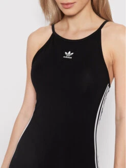 ADIDAS Sommerkleid Adicolor Classics HC2039 Schwarz Slim Fit -Deutschland Kleid Zart Verkaufs-Shop adidas sommerkleid adicolor classics hc2039 schwarz slim fit 3