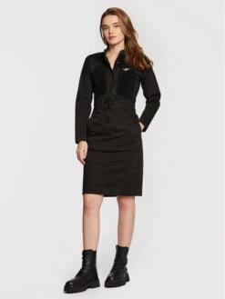Aeronautica Militare Kleid Für Den Alltag 222VE076DCT3022 Schwarz Slim Fit -Deutschland Kleid Zart Verkaufs-Shop aeronautica militare kleid fur den alltag 222ve076dct3022 schwarz slim fit 1