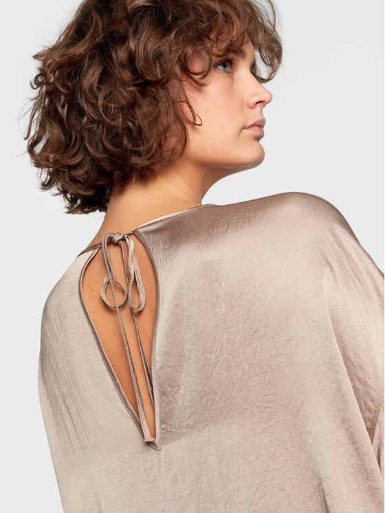 American Vintage Kleid Für Den Alltag Widland WID14FH22 Beige Relaxed Fit 7 American Vintage Kleid Für Den Alltag Widland WID14FH22 Beige Relaxed Fit – Bild 5