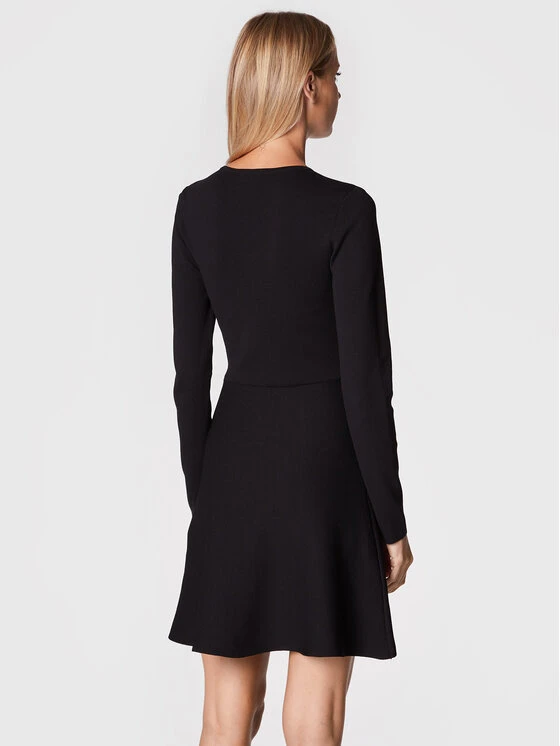 Armani Exchange Kleid Für Den Alltag 6LYA1M YMH6Z 1200 Schwarz Regular Fit 5 Armani Exchange Kleid Für Den Alltag 6LYA1M YMH6Z 1200 Schwarz Regular Fit – Bild 3