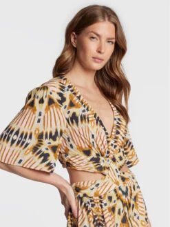 Ba&sh Sommerkleid Candy 1H22CAND Beige Regular Fit -Deutschland Kleid Zart Verkaufs-Shop ba sh sommerkleid candy 1h22cand beige regular fit 3