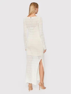 Sommerkleid RA2127-MA47M Weiß Slim Fit -Deutschland Kleid Zart Verkaufs-Shop blugirl blumarine sommerkleid ra2127 ma47m weiss slim fit 2