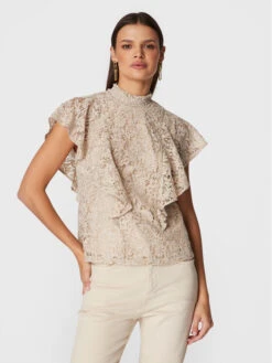 Bruuns Bazaar Bluse Verbenia Izia BBW3134 Écru Regular Fit