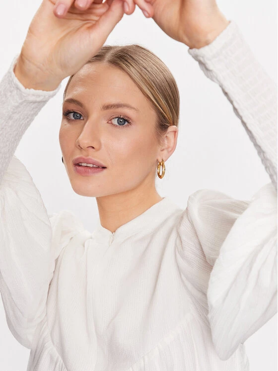 Bruuns Bazaar Bluse Viola Leah BBW3155 Weiß Regular Fit 6 Bruuns Bazaar Bluse Viola Leah BBW3155 Weiß Regular Fit – Bild 4