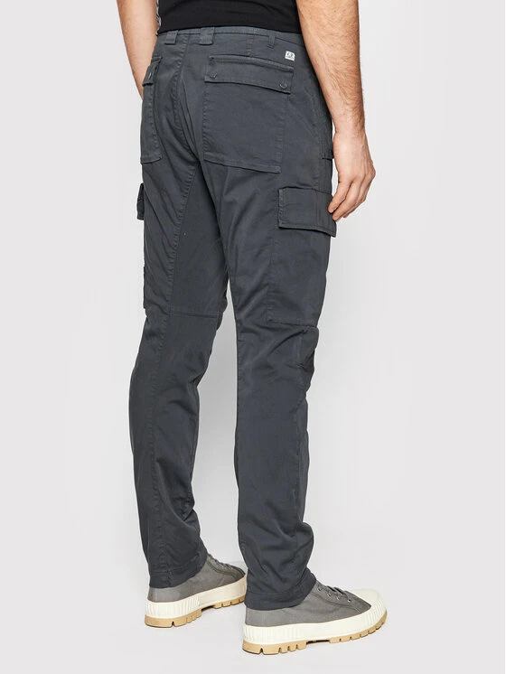 C.P. Company Stoffhose Satin 12CMPA063A 005694G Grau Regular Fit 5 C.P. Company Stoffhose Satin 12CMPA063A 005694G Grau Regular Fit – Bild 3