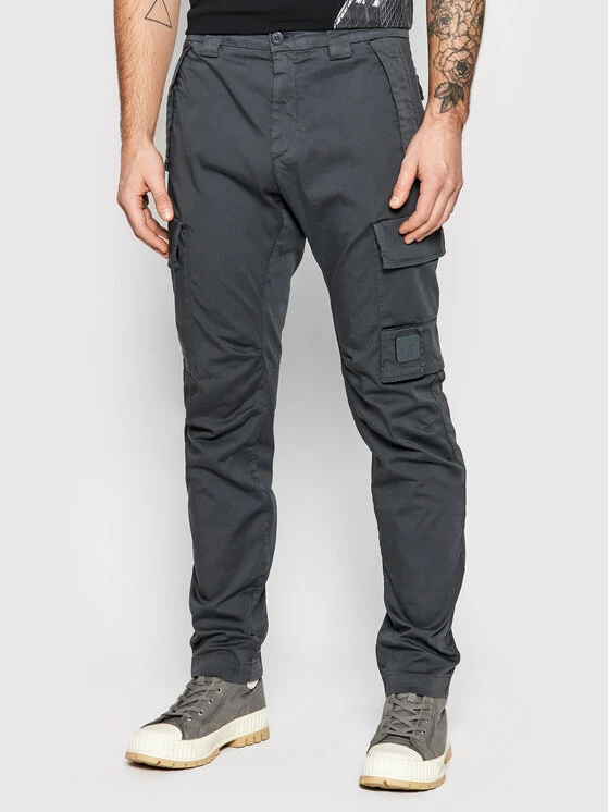 C.P. Company Stoffhose Satin 12CMPA063A 005694G Grau Regular Fit 3 C.P. Company Stoffhose Satin 12CMPA063A 005694G Grau Regular Fit