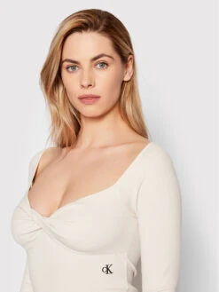 Calvin Klein Jeans Bluse J20J218327 Beige Slim Fit 10 Calvin Klein Jeans Bluse J20J218327 Beige Slim Fit -Deutschland Kleid Zart Verkaufs-Shop calvin klein jeans bluse j20j218327 beige slim fit 3