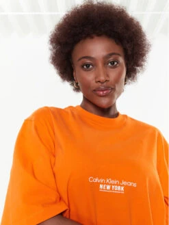 Calvin Klein Jeans Kleid Für Den Alltag J20J220755 Orange Relaxed Fit 10 Calvin Klein Jeans Kleid Für Den Alltag J20J220755 Orange Relaxed Fit -Deutschland Kleid Zart Verkaufs-Shop calvin klein jeans kleid fur den alltag j20j220755 orange relaxed fit 3