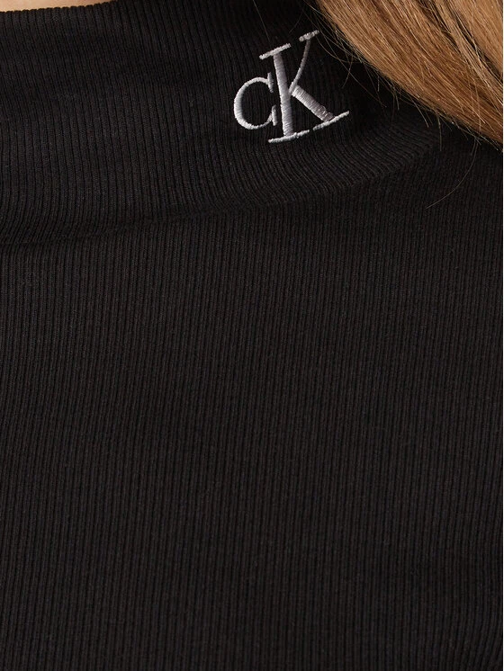 Calvin Klein Jeans Rollkragenpullover J20J219892 Schwarz Slim Fit 7 Calvin Klein Jeans Rollkragenpullover J20J219892 Schwarz Slim Fit – Bild 5