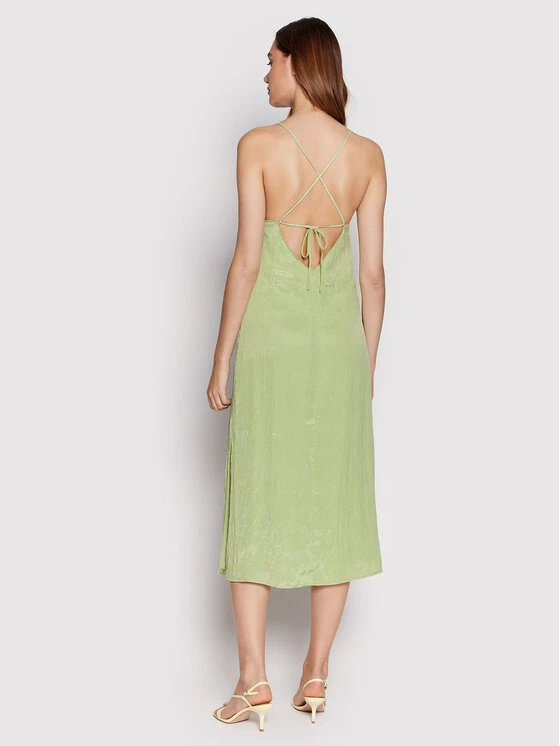 Calvin Klein Jeans Sommerkleid J20J218341 Grün Regular Fit 5 Calvin Klein Jeans Sommerkleid J20J218341 Grün Regular Fit – Bild 3