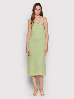 Calvin Klein Jeans Sommerkleid J20J218341 Grün Regular Fit