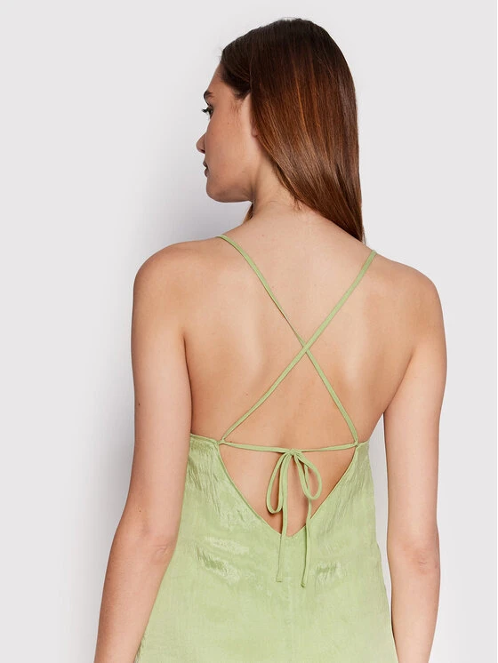 Calvin Klein Jeans Sommerkleid J20J218341 Grün Regular Fit 6 Calvin Klein Jeans Sommerkleid J20J218341 Grün Regular Fit – Bild 4