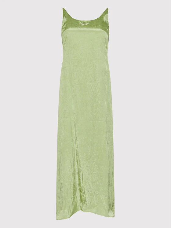 Calvin Klein Jeans Sommerkleid J20J218341 Grün Regular Fit 7 Calvin Klein Jeans Sommerkleid J20J218341 Grün Regular Fit – Bild 5