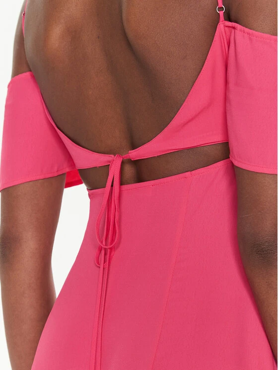 Calvin Klein Jeans Sommerkleid J20J221073 Rosa Regular Fit 7 Calvin Klein Jeans Sommerkleid J20J221073 Rosa Regular Fit – Bild 5