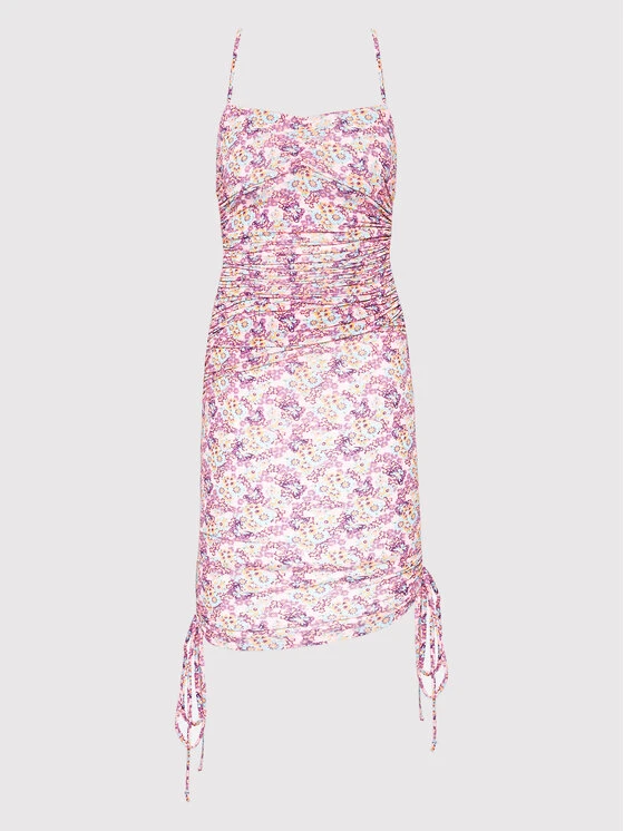 Chiara Ferragni Sommerkleid 72CBO910 Rosa Slim Fit 7 Chiara Ferragni Sommerkleid 72CBO910 Rosa Slim Fit – Bild 5