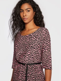 Comma Kleid Für Den Alltag 2121229 Rosa Regular Fit -Deutschland Kleid Zart Verkaufs-Shop comma kleid fur den alltag 2121229 rosa regular fit 3