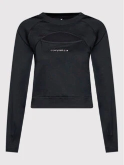 Converse Bluse Twisted 10022960-A01 Schwarz Relaxed Fit -Deutschland Kleid Zart Verkaufs-Shop converse bluse twisted 10022960 a01 schwarz relaxed fit 4