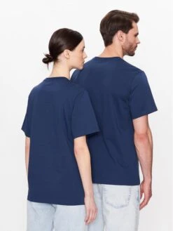 Converse T-Shirt Unisex All Star 10024566-A14 Dunkelblau Regular Fit -Deutschland Kleid Zart Verkaufs-Shop converse t shirt unisex all star 10024566 a14 dunkelblau regular fit 2