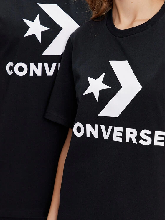 Converse T-Shirt Unisex Chuck Patch 10025458-A02 Schwarz Standard Fit 6 Converse T-Shirt Unisex Chuck Patch 10025458-A02 Schwarz Standard Fit – Bild 4