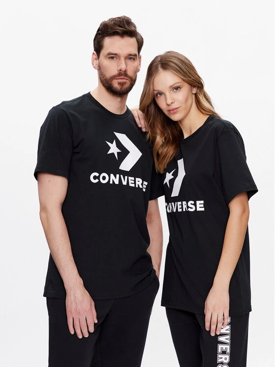 Converse T-Shirt Unisex Chuck Patch 10025458-A02 Schwarz Standard Fit 3 Converse T-Shirt Unisex Chuck Patch 10025458-A02 Schwarz Standard Fit