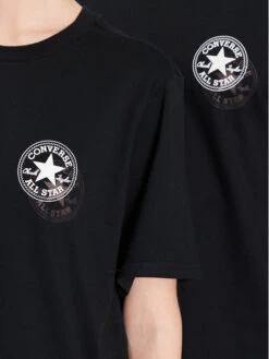 Converse T-Shirt Unisex Go-To All Star Patch 10025072-A01 Schwarz Regular Fit -Deutschland Kleid Zart Verkaufs-Shop converse t shirt unisex go to all star patch 10025072 a01 schwarz regular fit 3