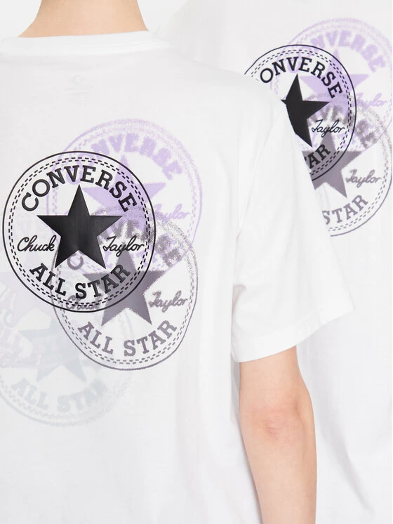 Converse T-Shirt Unisex Go-To All Star Patch 10025072-A02 Weiß Regular Fit 6 Converse T-Shirt Unisex Go-To All Star Patch 10025072-A02 Weiß Regular Fit – Bild 4