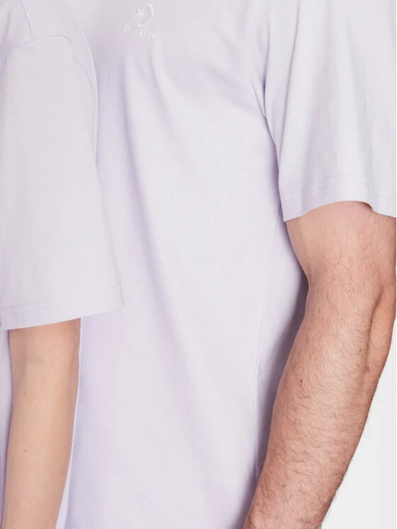 Converse T-Shirt Unisex Go-To Embroidered Star Chevron 10023876-A10 Violett Regular Fit 7 Converse T-Shirt Unisex Go-To Embroidered Star Chevron 10023876-A10 Violett Regular Fit – Bild 5