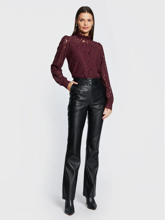 Cream Bluse Puna 10610775 Dunkelrot Regular Fit 6 Cream Bluse Puna 10610775 Dunkelrot Regular Fit – Bild 4