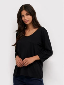 Cream Bluse Sealina 10610276 Schwarz Regular Fit