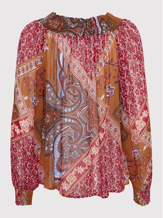 Cream Bluse Smilla 10610040 Rot Regular Fit 8 Cream Bluse Smilla 10610040 Rot Regular Fit – Bild 6