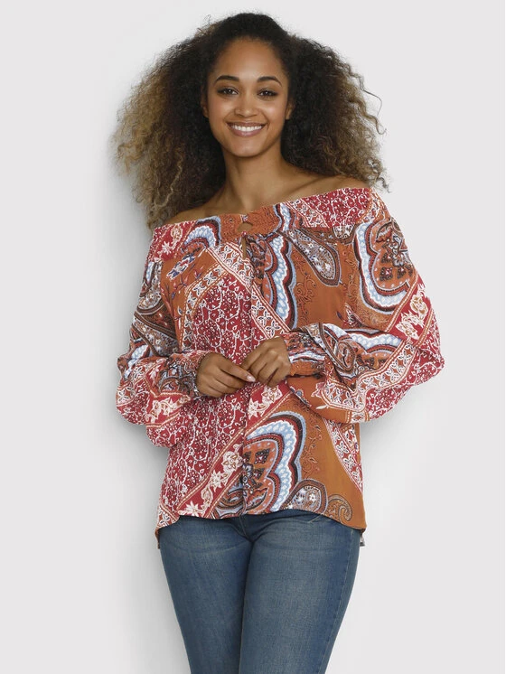 Cream Bluse Smilla 10610040 Rot Regular Fit 3 Cream Bluse Smilla 10610040 Rot Regular Fit