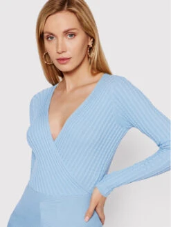 Bluse Bound By Love PKH023 Blau Slim Fit -Deutschland Kleid Zart Verkaufs-Shop deezee bluse bound by love pkh023 blau slim fit 3