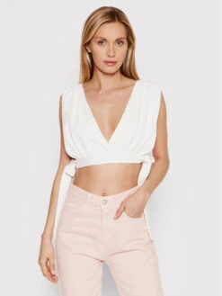 Bluse My Time BLK018 Weiß Regular Fit