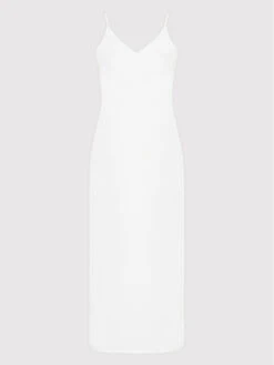 Kleid Für Den Alltag Becca HSM017 Weiß Slim Fit -Deutschland Kleid Zart Verkaufs-Shop deezee kleid fur den alltag becca hsm017 weiss slim fit 4