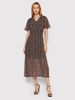 Sommerkleid Fresh Wind 3FB007 Schwarz Regular Fit