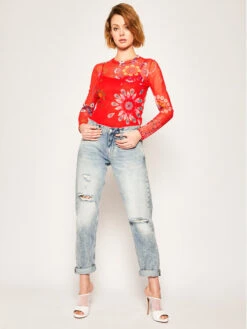 Desigual Bluse Cracovia 20SWTKB5 Rot Regular Fit -Deutschland Kleid Zart Verkaufs-Shop desigual bluse cracovia 20swtkb5 rot regular fit 1