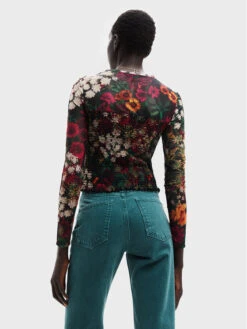 Desigual Bluse Uxia 22WWTK63 Bunt Slim Fit -Deutschland Kleid Zart Verkaufs-Shop desigual bluse uxia 22wwtk63 bunt slim fit 2