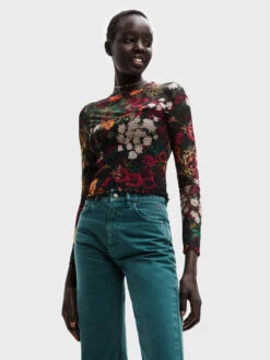 Desigual Bluse Uxia 22WWTK63 Bunt Slim Fit