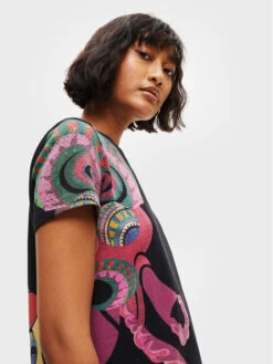 Desigual Kleid Für Den Alltag MONSIEUR CHRISTIAN LACROIX Miya 22WWVK48 Schwarz Regular Fit -Deutschland Kleid Zart Verkaufs-Shop desigual kleid fur den alltag monsieur christian lacroix miya 22wwvk48 schwarz regular fit 3