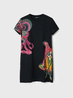 Desigual Kleid Für Den Alltag MONSIEUR CHRISTIAN LACROIX Miya 22WWVK48 Schwarz Regular Fit -Deutschland Kleid Zart Verkaufs-Shop desigual kleid fur den alltag monsieur christian lacroix miya 22wwvk48 schwarz regular fit 4