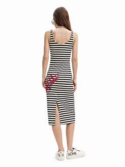 Desigual Sommerkleid 23SWVK99 Weiß Slim Fit -Deutschland Kleid Zart Verkaufs-Shop desigual sommerkleid 23swvk99 weiss slim fit 2