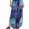 Desigual Stoffhose MONSIEUR CHRISTIAN LACROIX Lile 23SWPW09 Blau Regular Fit -Deutschland Kleid Zart Verkaufs-Shop desigual stoffhose monsieur christian lacroix lile 23swpw09 blau regular fit