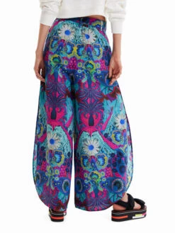 Desigual Stoffhose MONSIEUR CHRISTIAN LACROIX Lile 23SWPW09 Blau Regular Fit -Deutschland Kleid Zart Verkaufs-Shop desigual stoffhose monsieur christian lacroix lile 23swpw09 blau regular fit 2