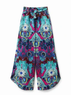 Desigual Stoffhose MONSIEUR CHRISTIAN LACROIX Lile 23SWPW09 Blau Regular Fit -Deutschland Kleid Zart Verkaufs-Shop desigual stoffhose monsieur christian lacroix lile 23swpw09 blau regular fit 4