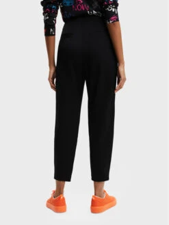 Desigual Stoffhose MONSIEUR CHRISTIAN LACROIX Ra 22WWPW18 Schwarz Regular Fit -Deutschland Kleid Zart Verkaufs-Shop desigual stoffhose monsieur christian lacroix ra 22wwpw18 schwarz regular fit 2