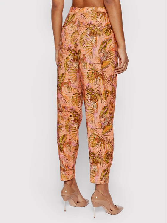 Desigual Stoffhose Safari 22SWPW24 Orange Regular Fit 5 Desigual Stoffhose Safari 22SWPW24 Orange Regular Fit – Bild 3