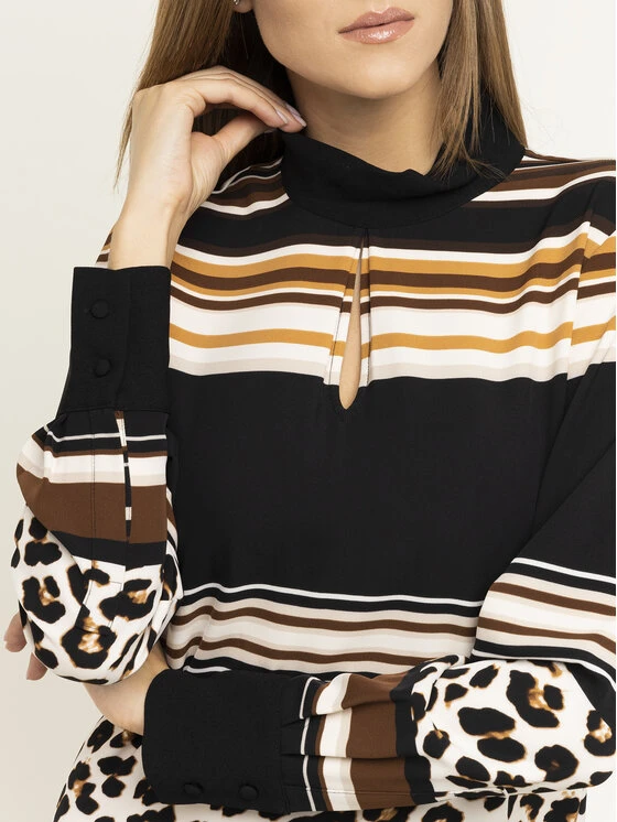 DKNY Kleid Für Den Alltag P9HB7CMP Braun Regular Fit 6 DKNY Kleid Für Den Alltag P9HB7CMP Braun Regular Fit – Bild 4