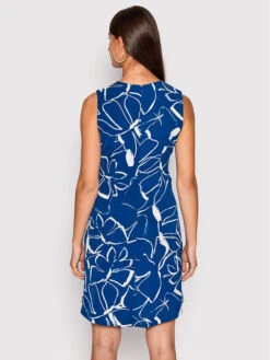 DKNY Sommerkleid DD2ER926 Blau Regular Fit -Deutschland Kleid Zart Verkaufs-Shop dkny sommerkleid dd2er926 blau regular fit 2